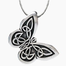 Celtic Butterfly Pendant Necklace