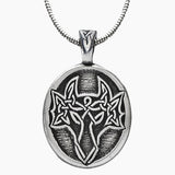 Celtic Dragon Design Pendant Necklace