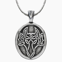 Celtic Dragon Design Pendant Necklace