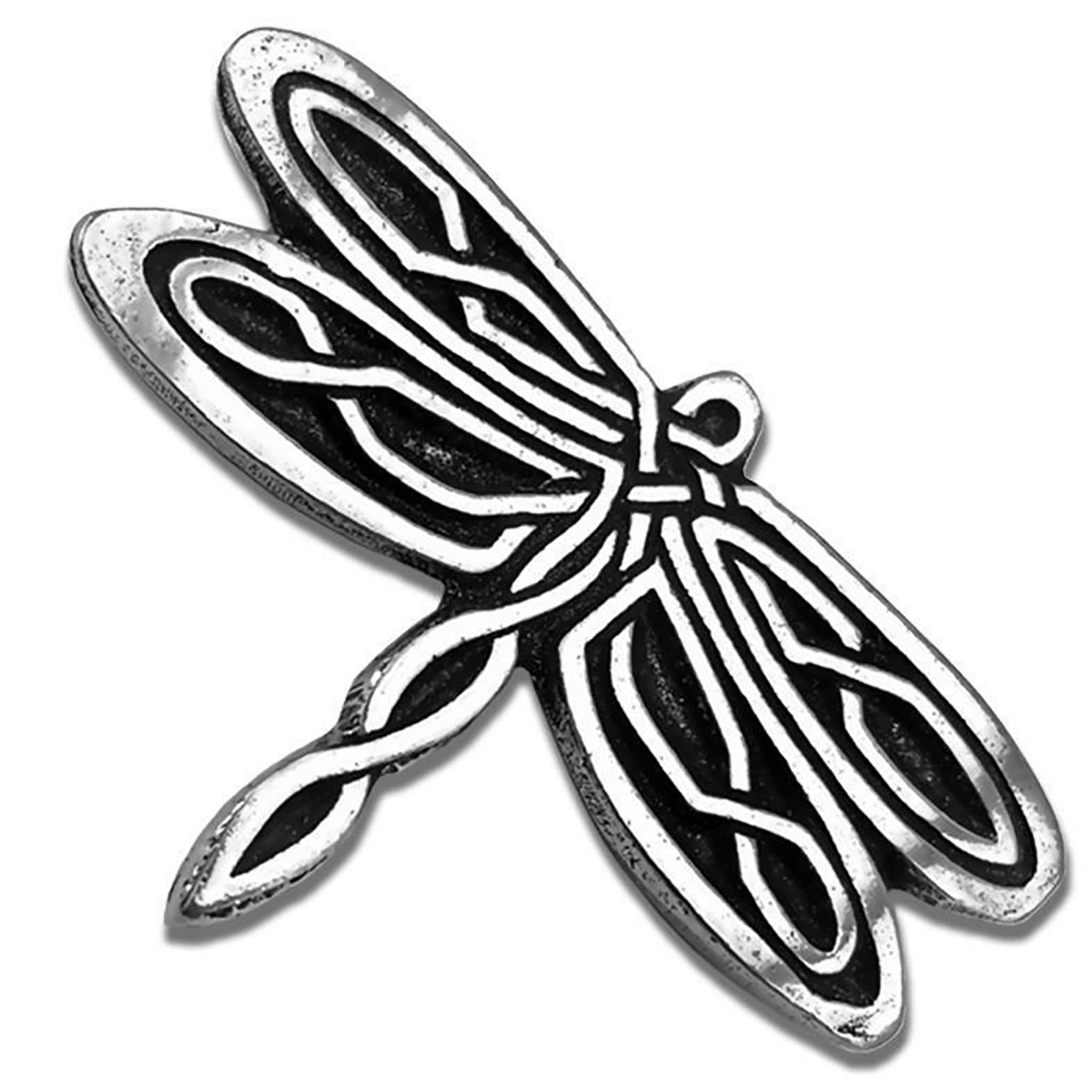 Celtic Dragonfly Design Pin