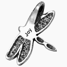 Celtic Dragonfly Pendant Necklace Inscription
