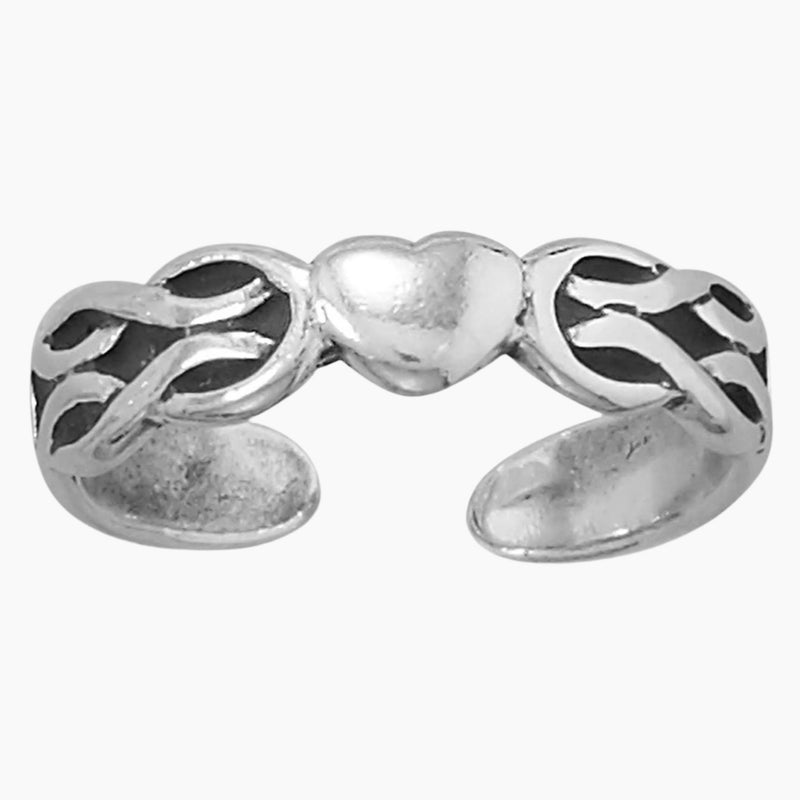 Celtic Heart Toe Ring