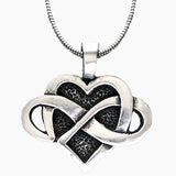 Celtic Infinite Heart Pendant Necklace