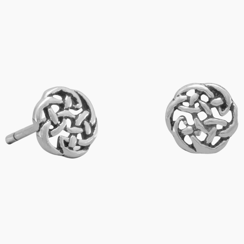 Celtic Knot Stud Earrings