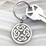 Celtic Shield Knot Keychain