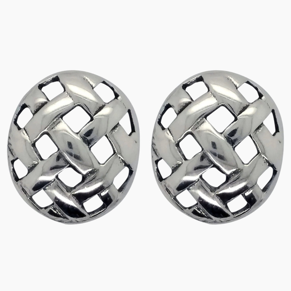 Celtic Shield Knot Stud Earrings