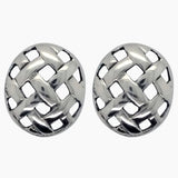 Celtic Shield Knot Stud Earrings
