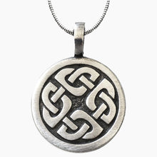 Celtic Traditional Shield Knot Pendant Necklace