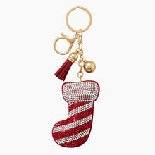 Christmas Stocking Crystal Charm Bag