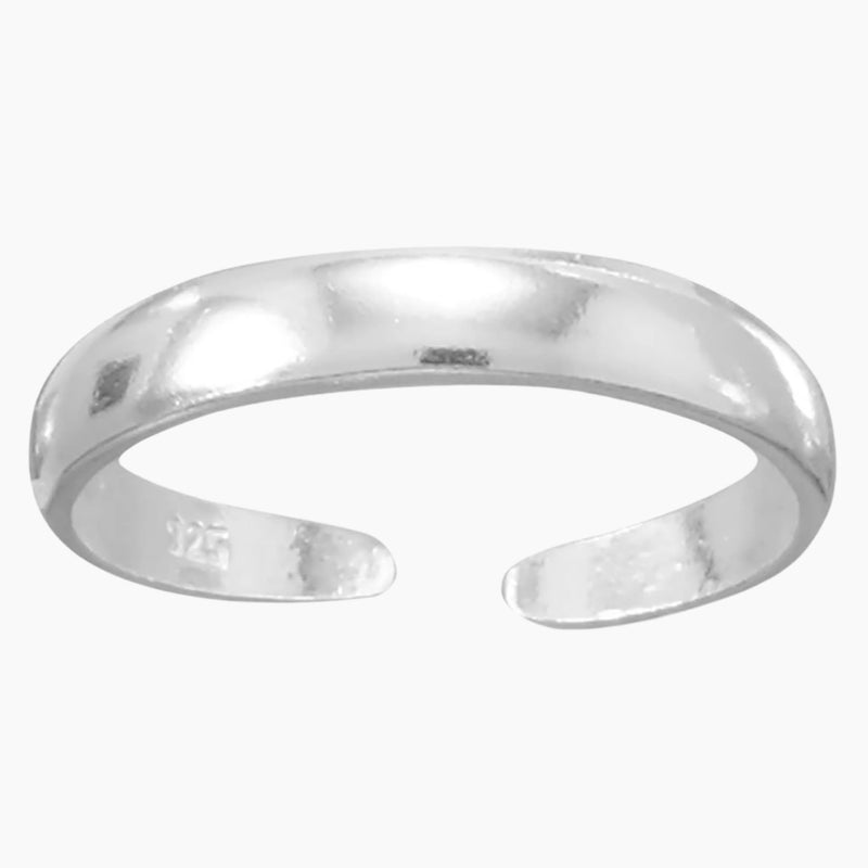 Classic Polished Band Toe Ring
