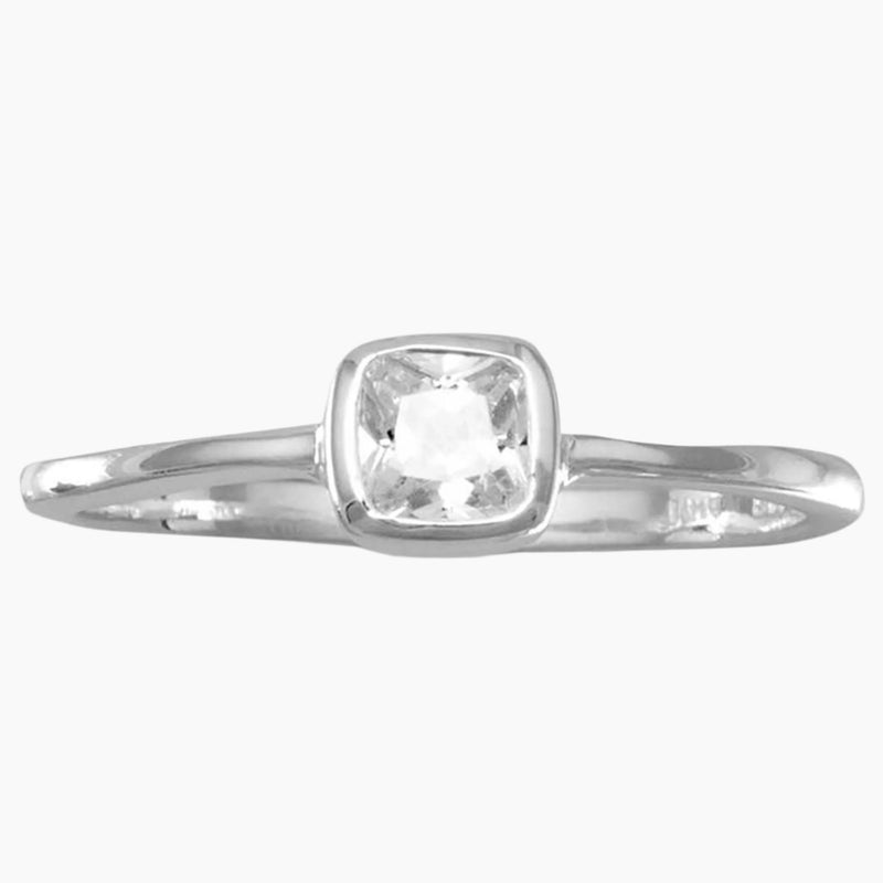 Clear Cubic Zirconia Ring