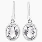 Clear Topaz Stone Earrings