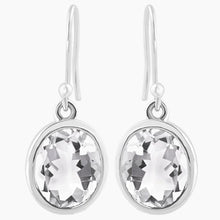 Clear Topaz Stone Earrings