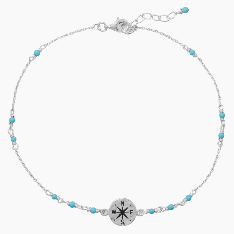 Compass Disk Anklet