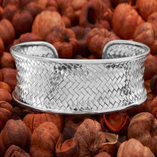 Concave Woven Cuff Bracelet Example