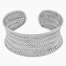 Concave Woven Cuff Bracelet