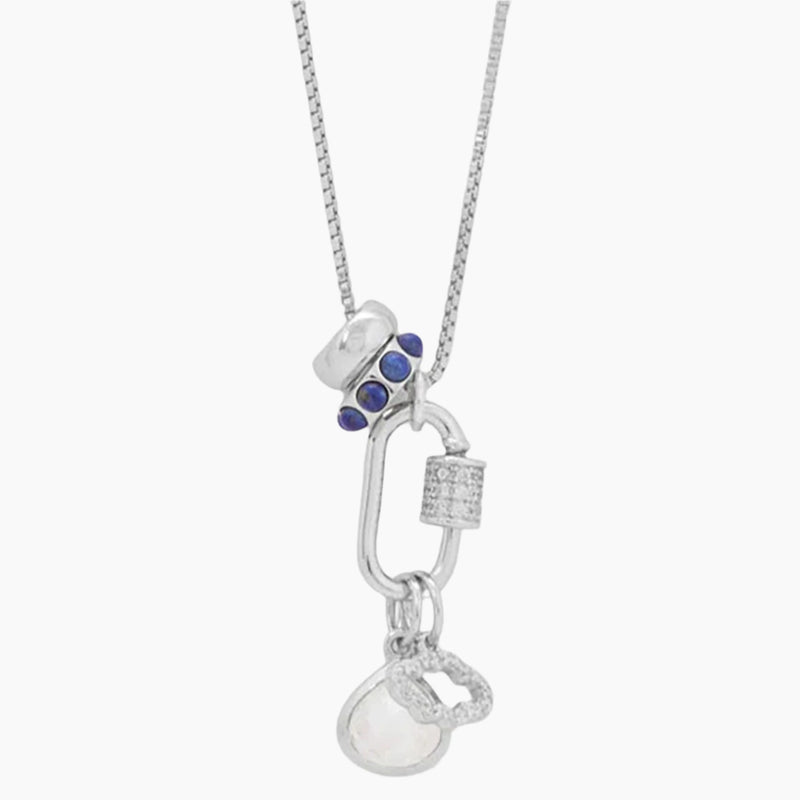 Cool Clouds Design Charm Necklace