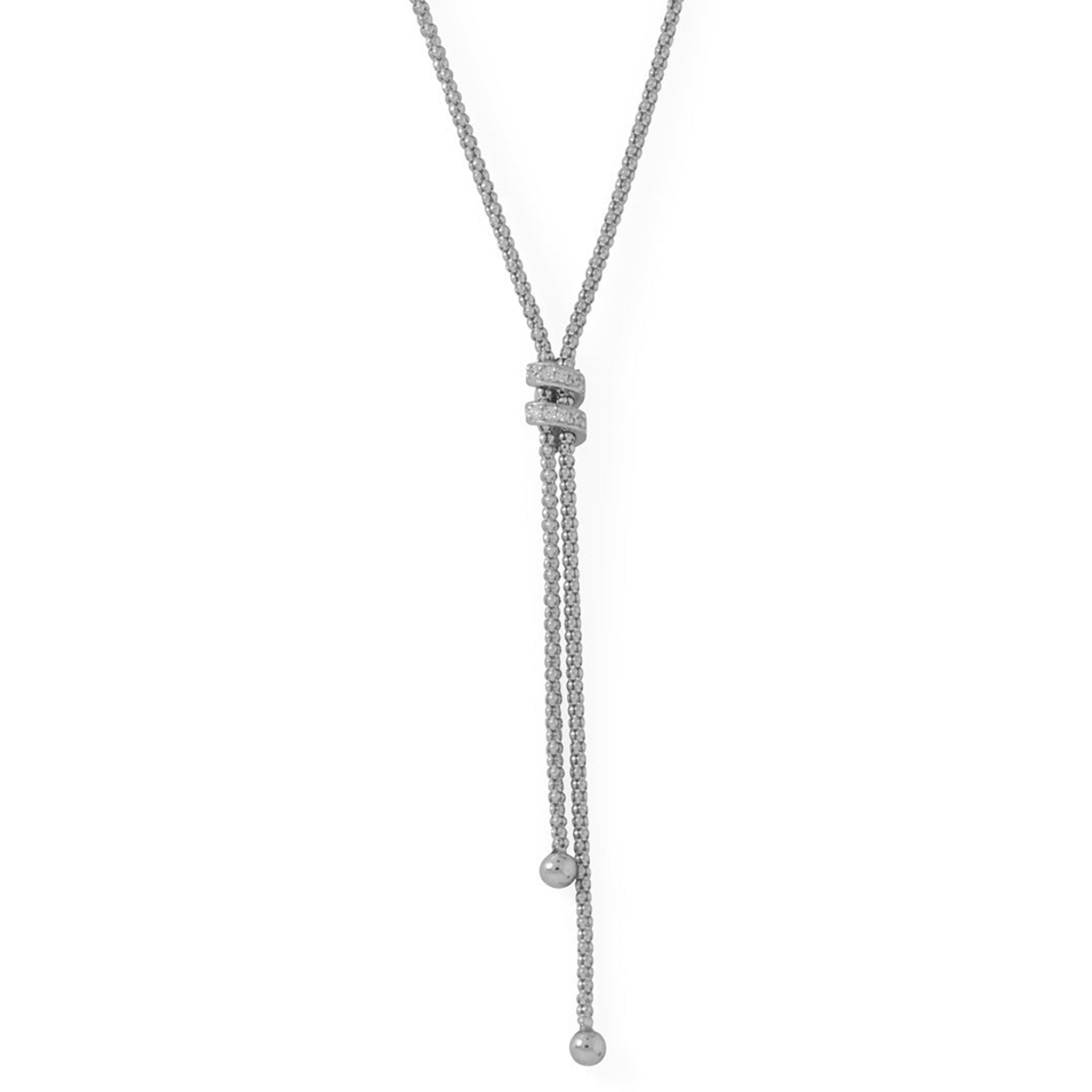 Coreana Chain Lariat Style Necklace