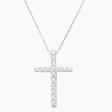 Cubic Zirconia Cross Necklace