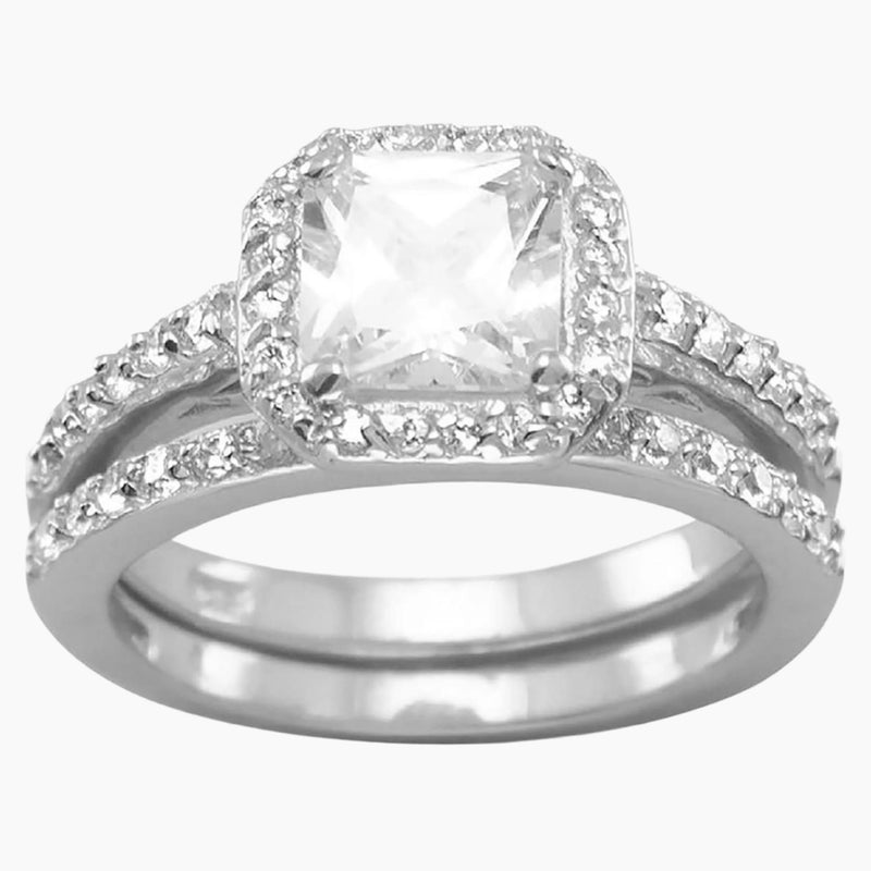 Cubic Zirconia Engagement Style Ring