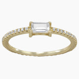 Cubic Zirconia Gold Ring