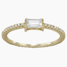 Cubic Zirconia Gold Ring