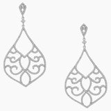 Cubic Zirconia Raindrop Chandelier Earrings