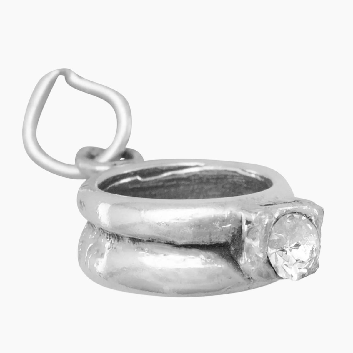 Cubic Zirconia Ring Charm