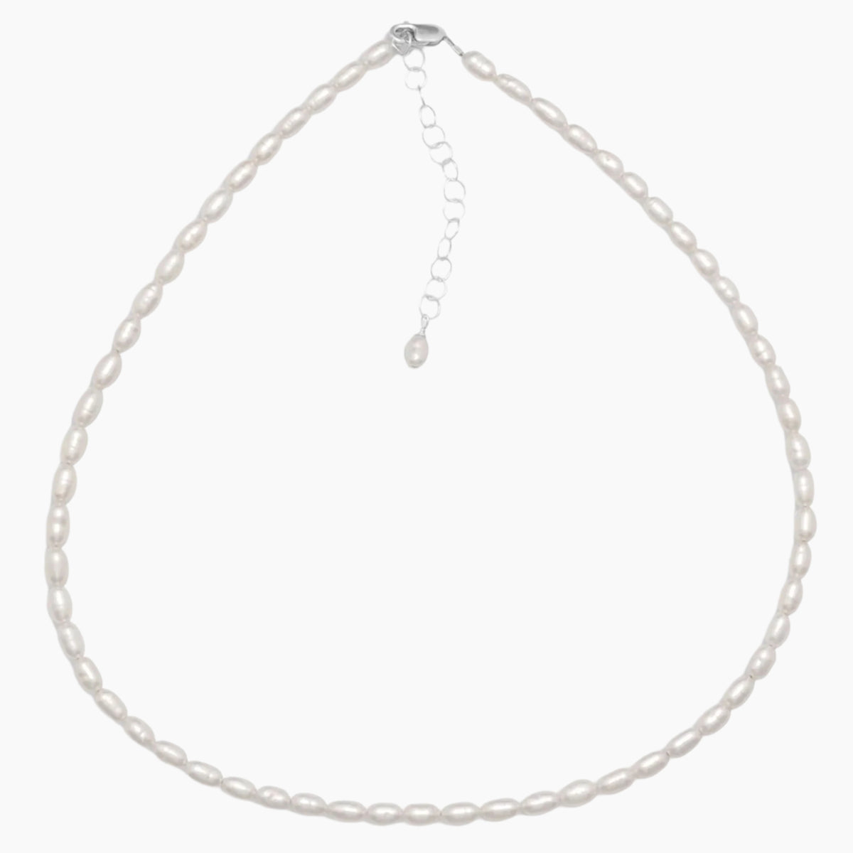 Cultured Freshwater Rice Pearl Necklace
