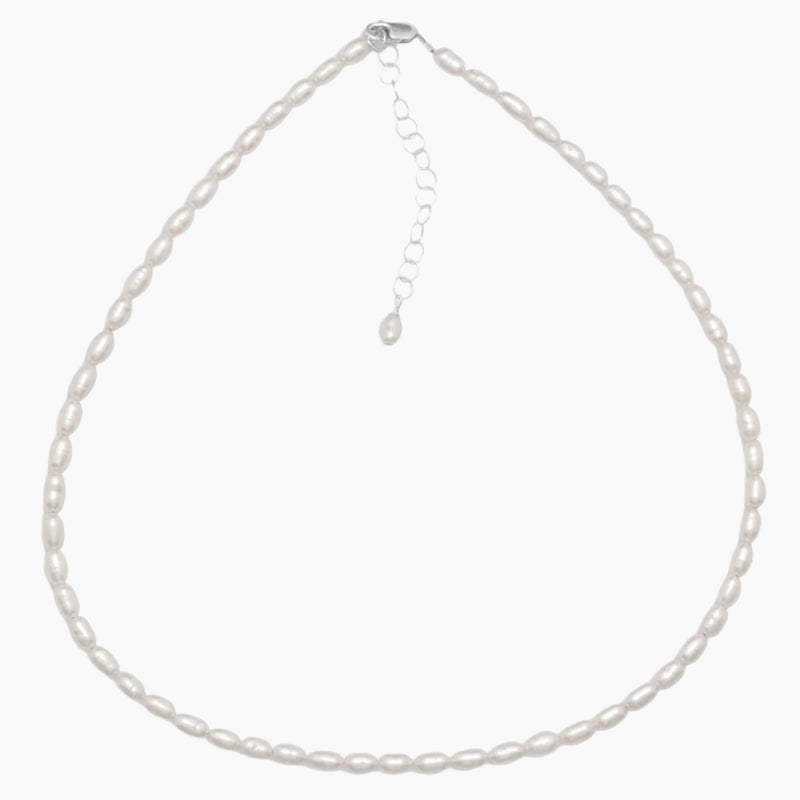Cultured Freshwater Rice Pearl Necklace