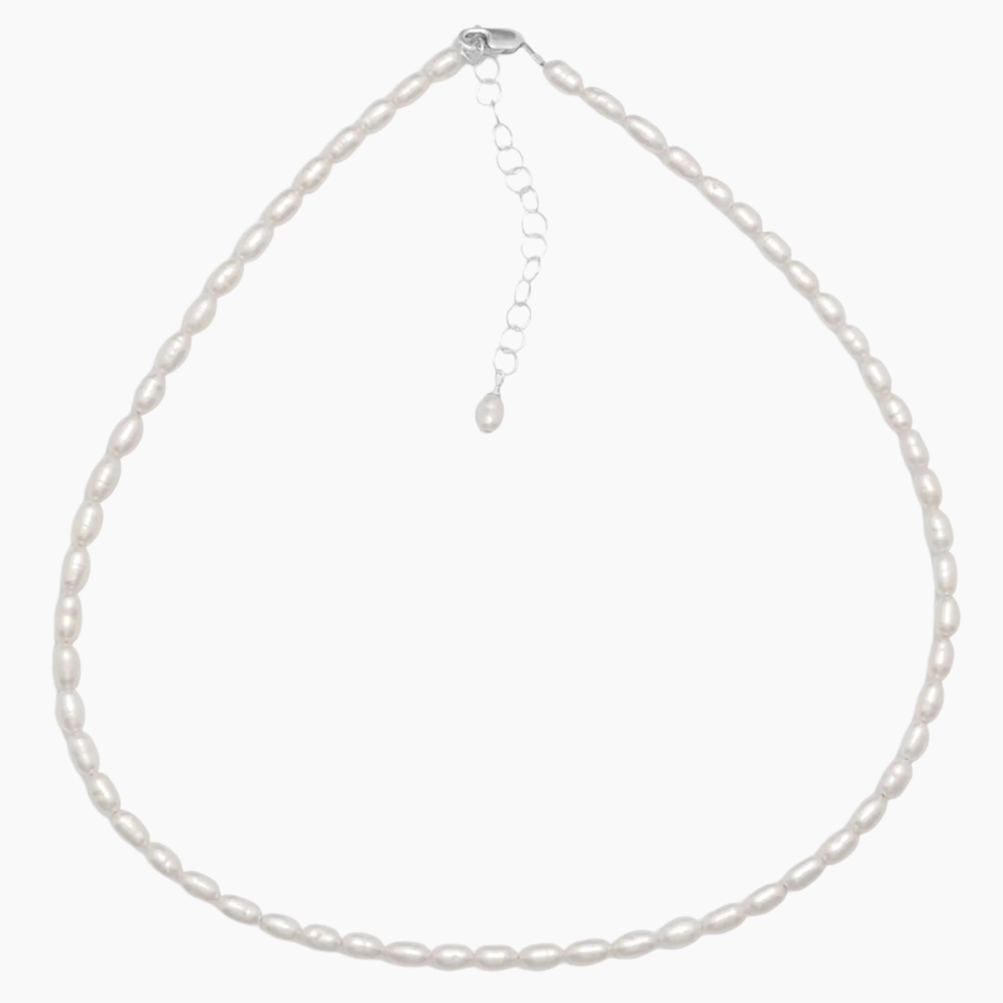 Cultured Freshwater Rice Pearl Necklace