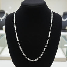 Curb Chain - 2mm on Bust Display