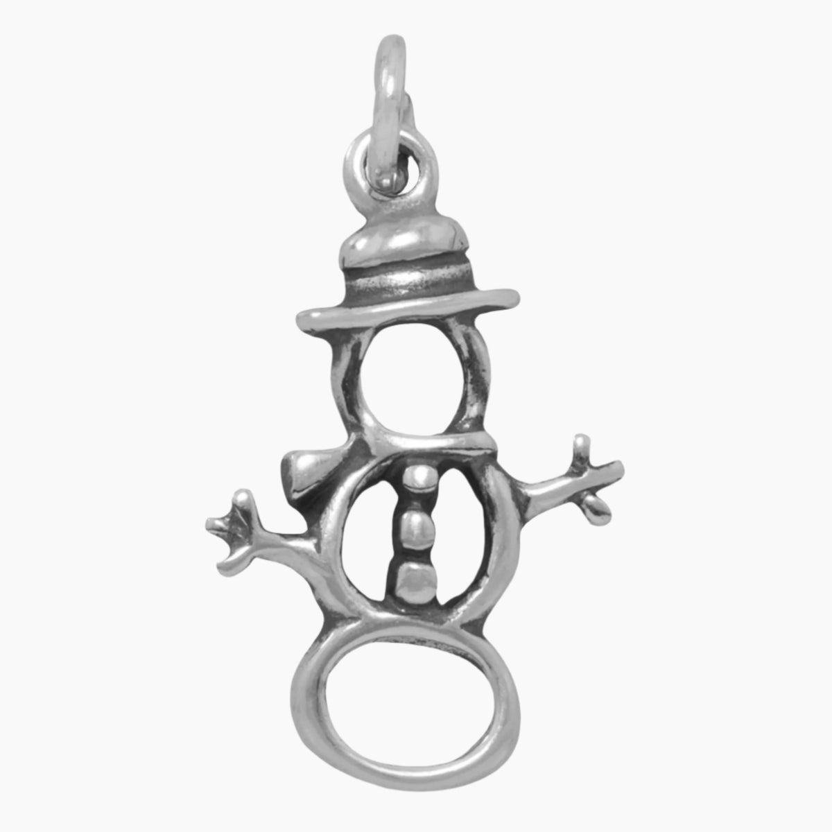 Cut Out Snowman Charm