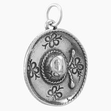Decorated Sombrero Hat Charm Side