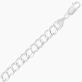Diamond Cut Charm Bracelet - 7mm