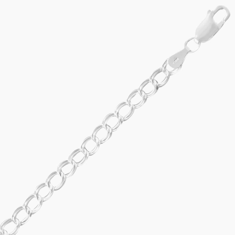 Diamond Cut Charm Bracelet - 4.5mm