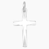 Diamond Cut Cross Pendant