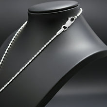 Diamond Cut Rope Chain - 1mm Clasp View