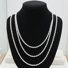Diamond Cut Rope Chain - 2.7mm Layered on Bust Display