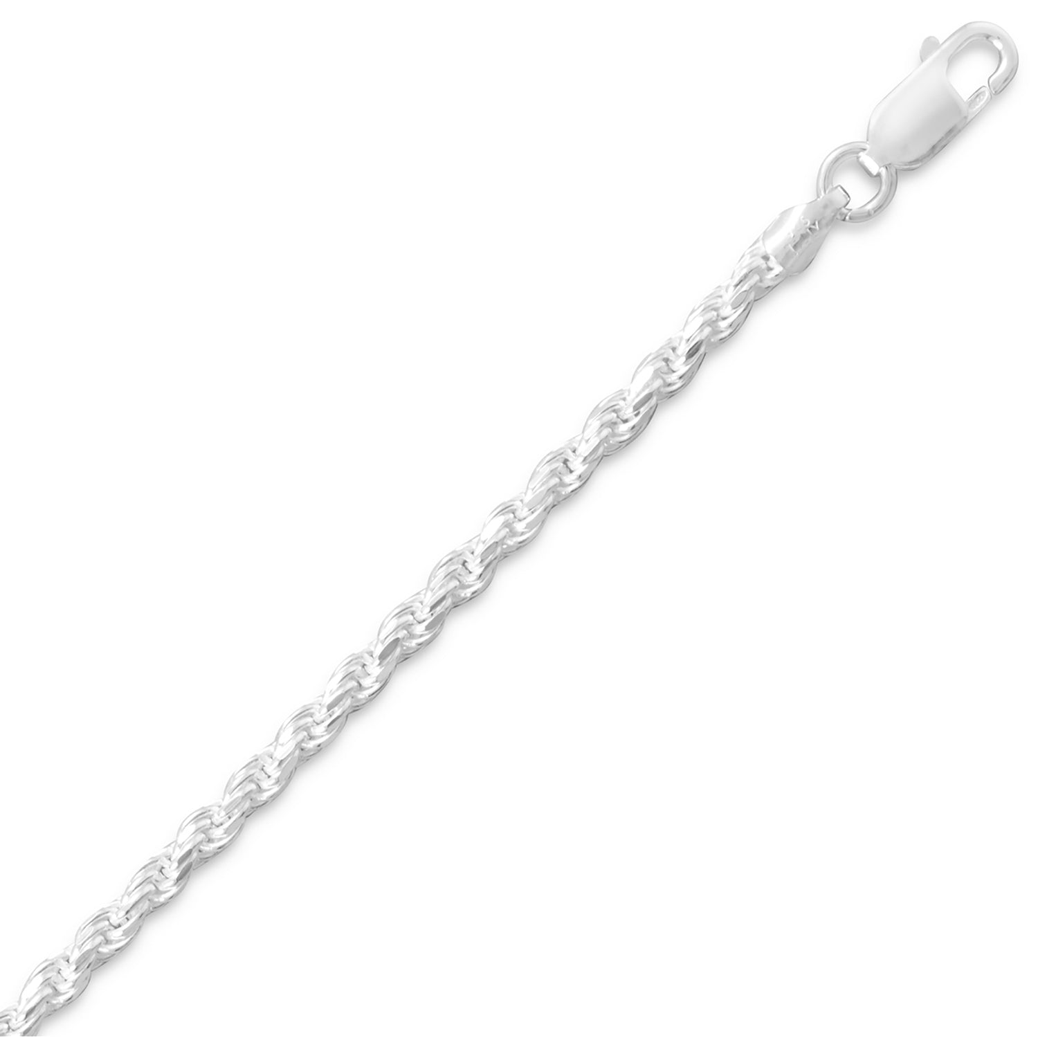 Diamond Cut Rope Chain - 2.7mm