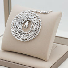 Diamond Cut Rope Chain - 3.3mm Coiled Display View