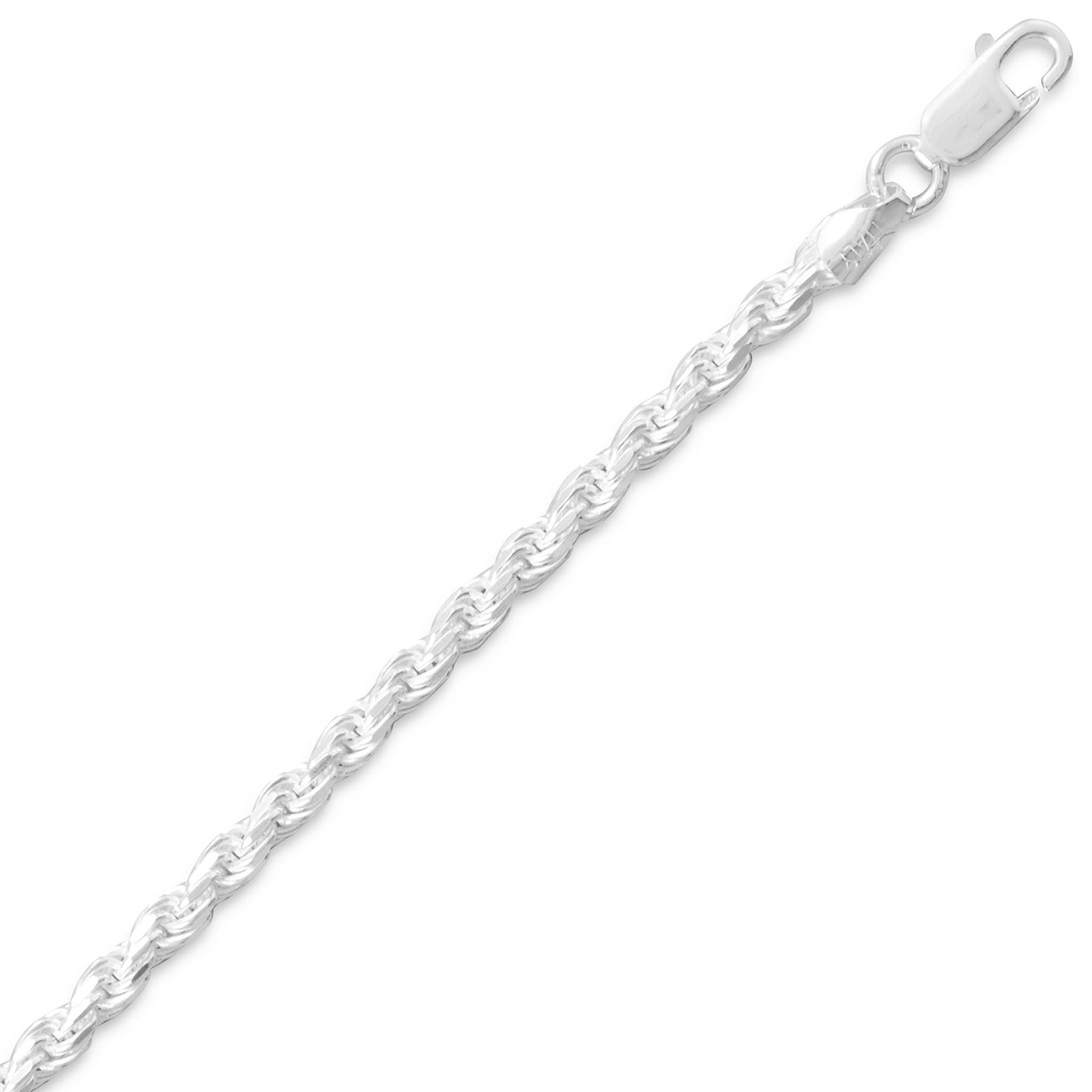 Diamond Cut Rope Chain - 3.3mm