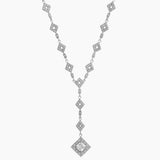 Diamond Shaped Zirconia Necklace
