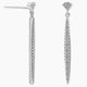 Diamond Vertical Bar Post Earrings