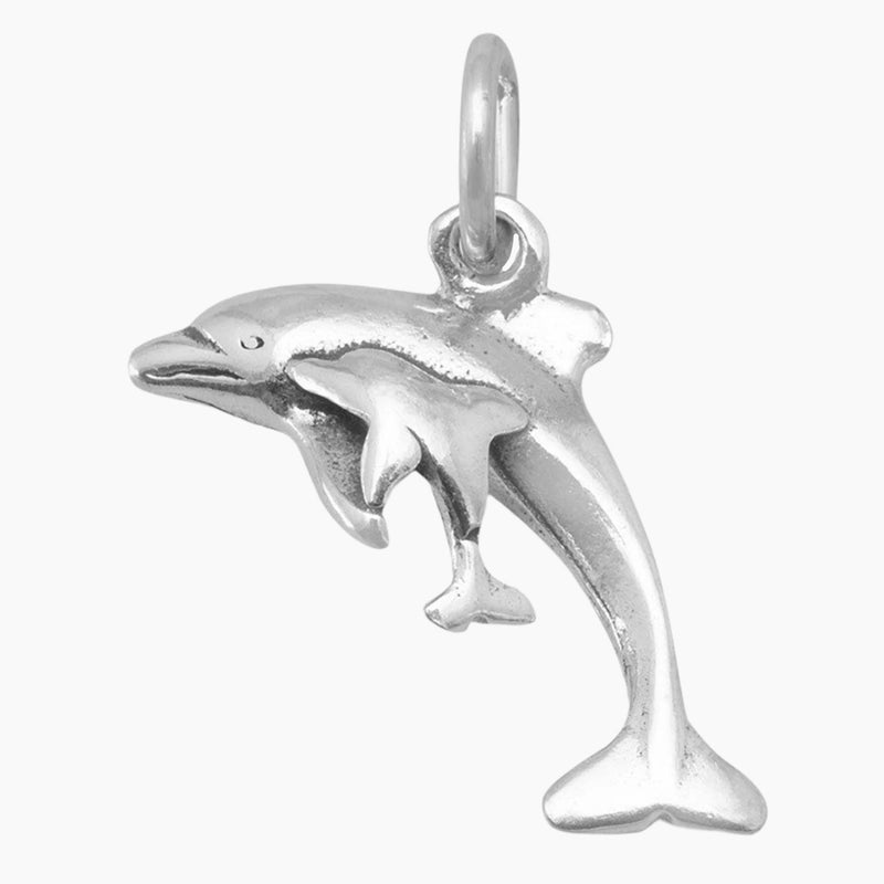 Dolphin with Calf Charm