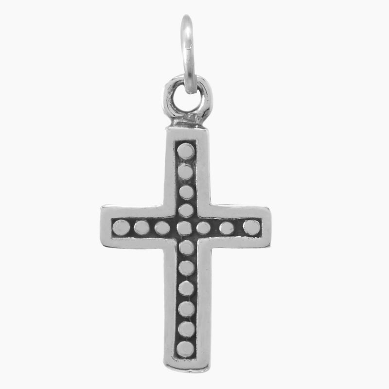 Dotted Cross Charm