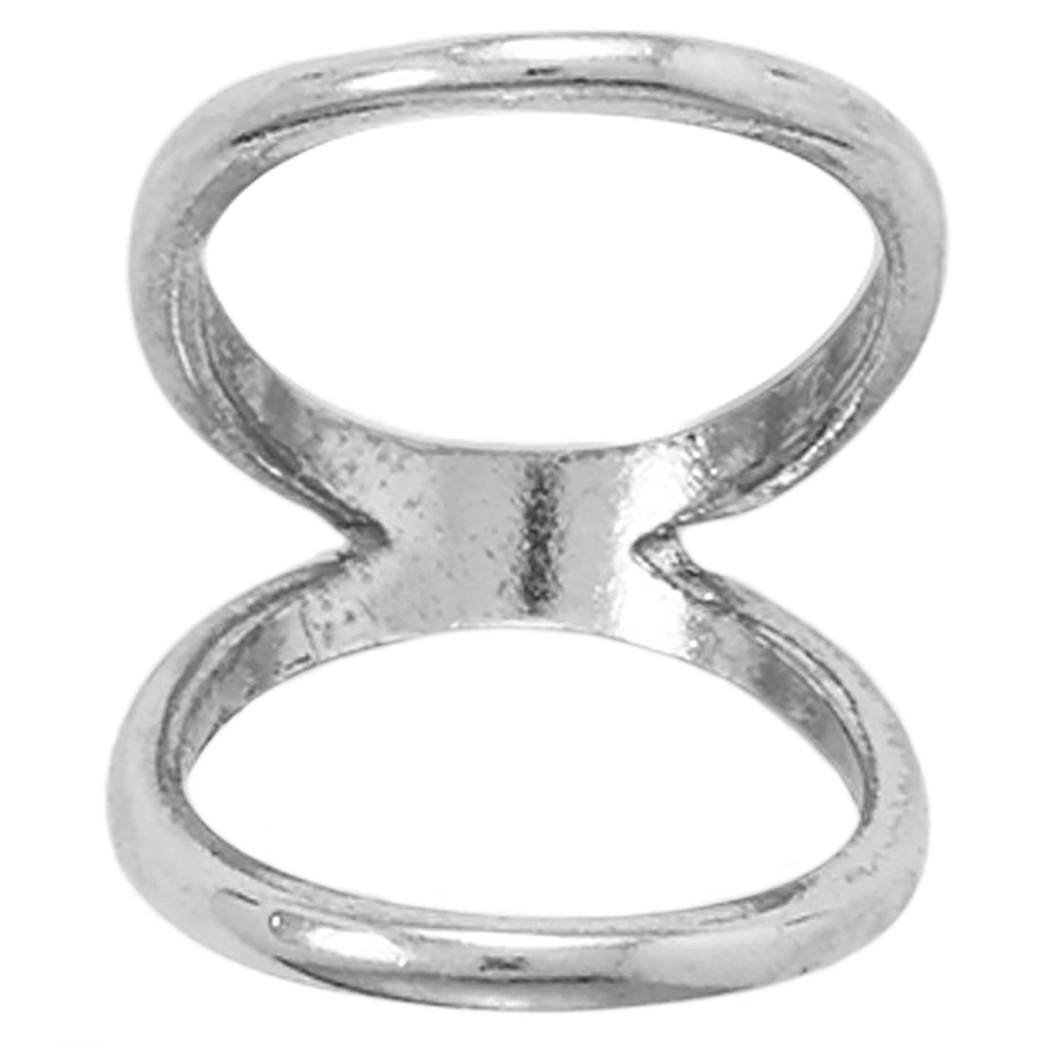Double Band Knuckle Ring