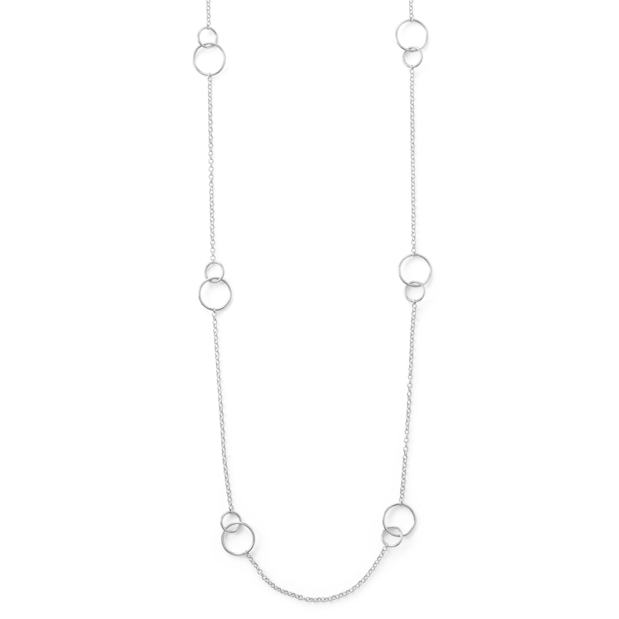 Double Link Circle Necklace
