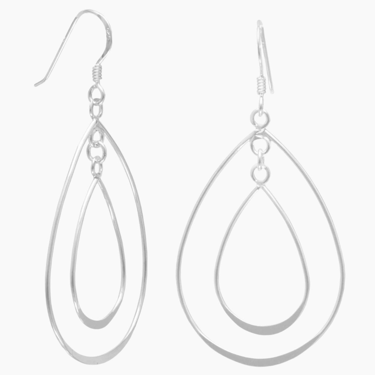 Double Pear Shape Earrings