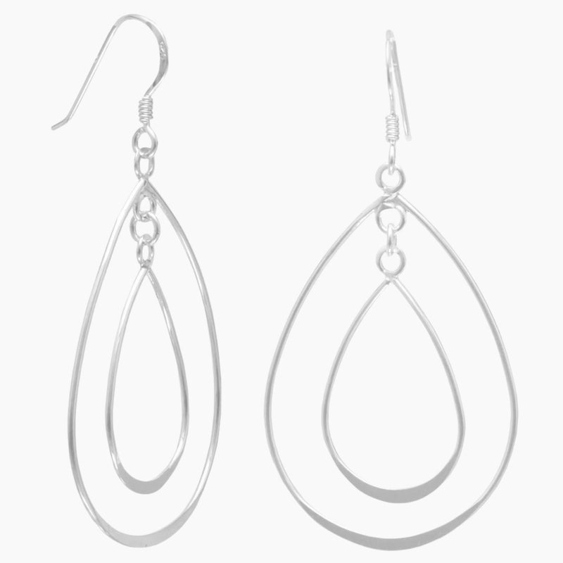 Double Pear Shape Earrings